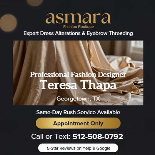 Asmara Fashion Boutique : Dress Alterations + Eyebrow Threading