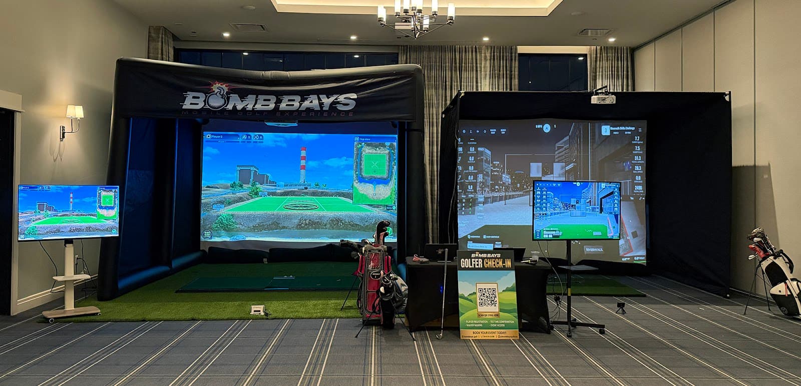 Bomb Bays Mobile Golf Simulator